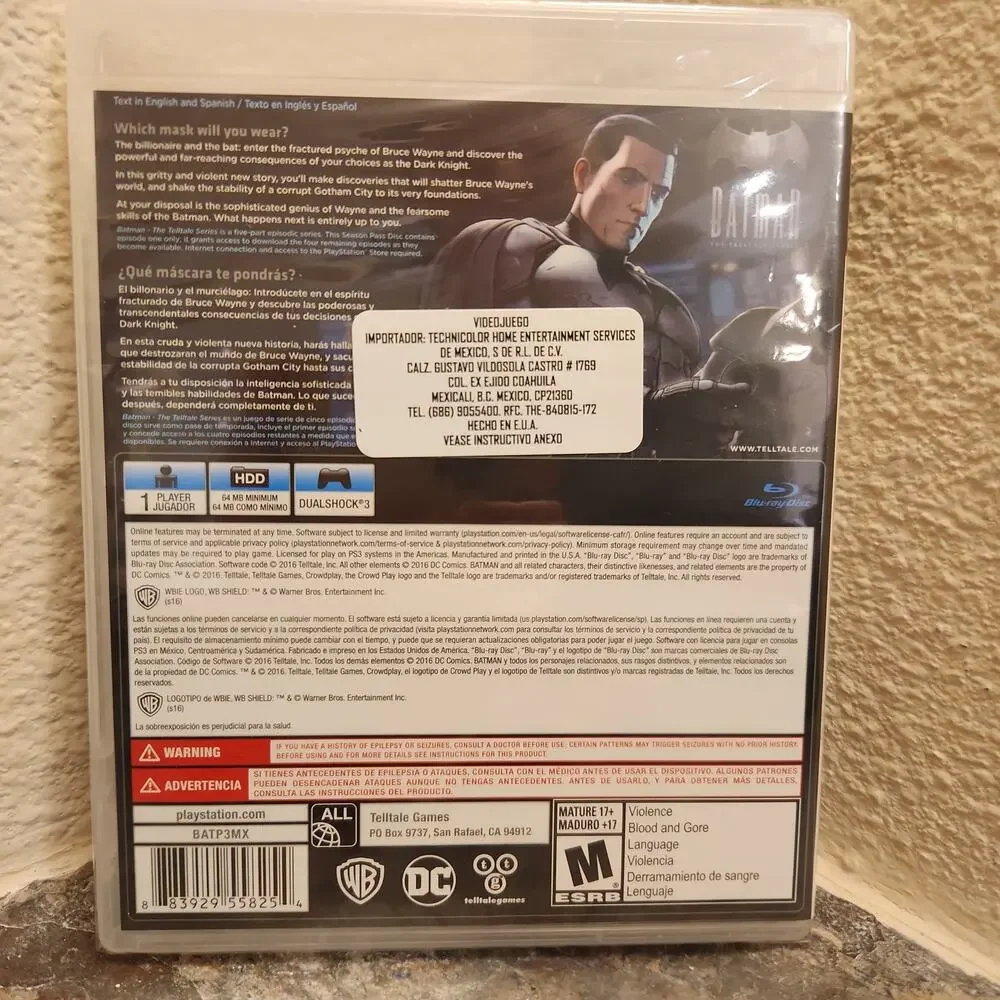 Game - Batman: The Telltale Series (NEW) - PS3